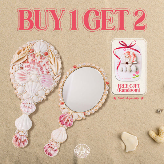 Seashell Handle Mirror