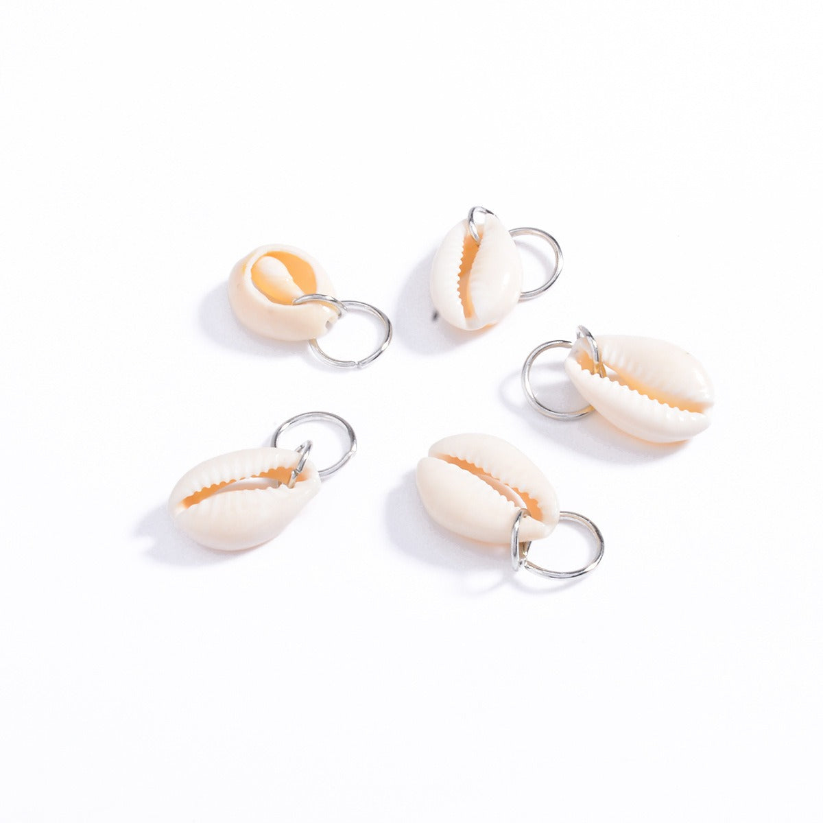 5pcs Seashell Hair Charms – Boho Beach Hair Accessories