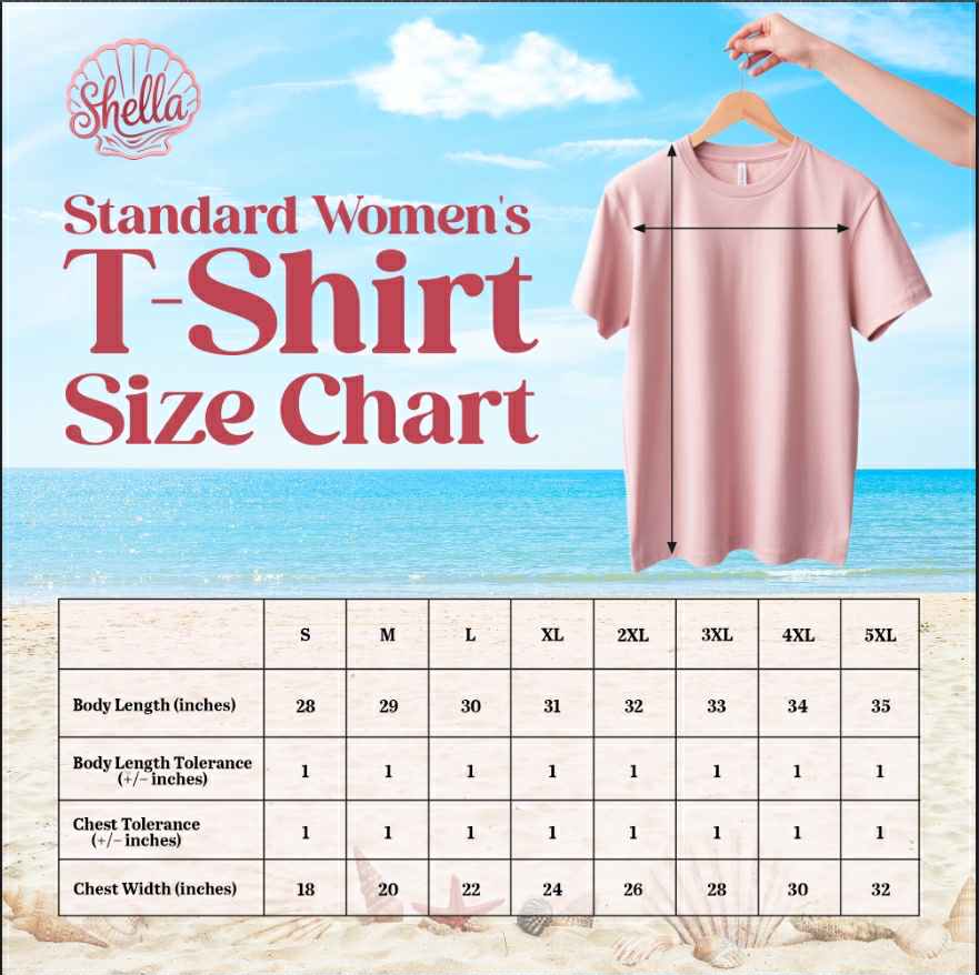 Boho Seashell T-Shirt – Starfish Graphic Tee