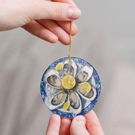 Oyster Ornament - Seafood Lover Gift