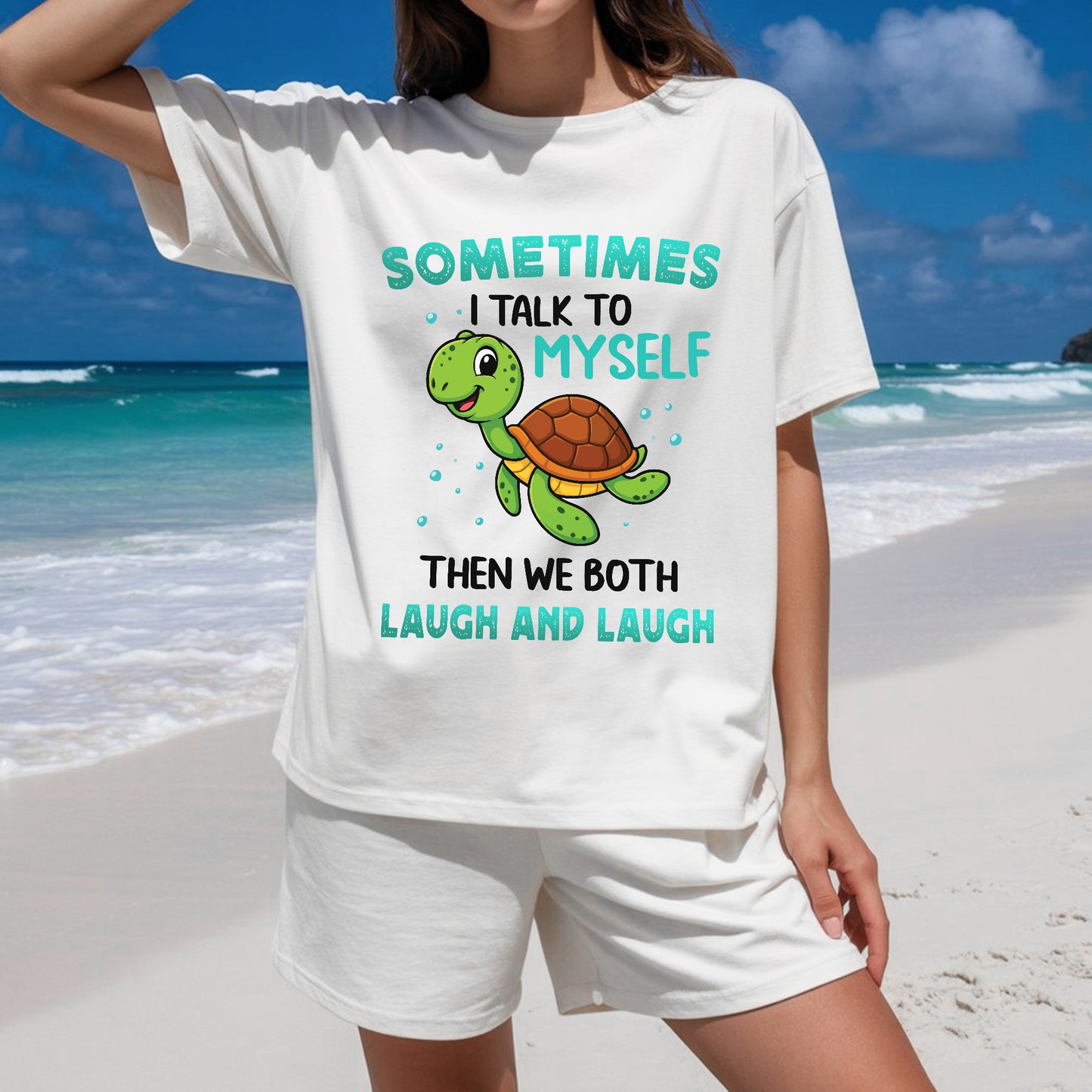Sometimes I Talk To Myself Then We Both Laugh And Laugh T-Shirt