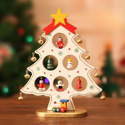 Wooden Christmas Tree Decor