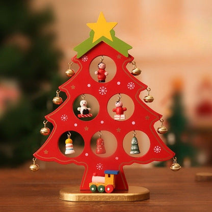 Wooden Christmas Tree Decor
