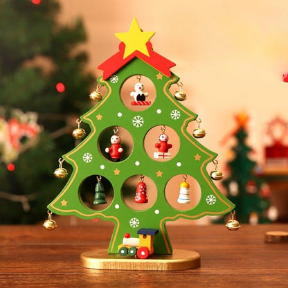 Wooden Christmas Tree Decor