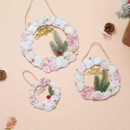 Seashell Christmas Wreath Ornament