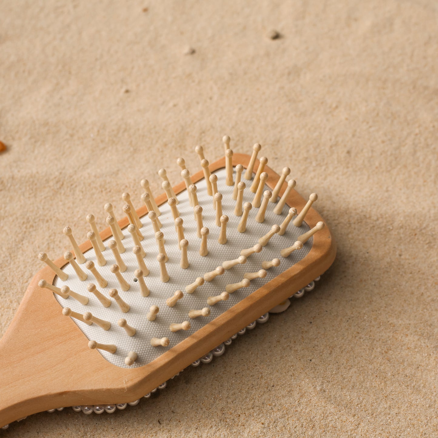 Boho Seashell Hair Brush