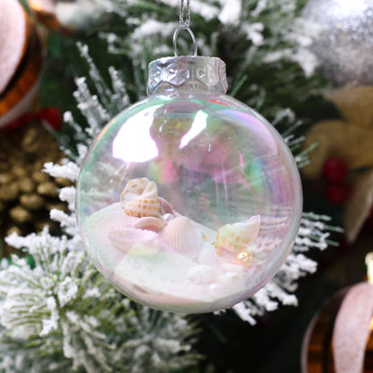 Seashell Beach Globe Ornament