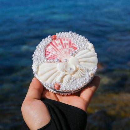 Seashell Compact Mirror