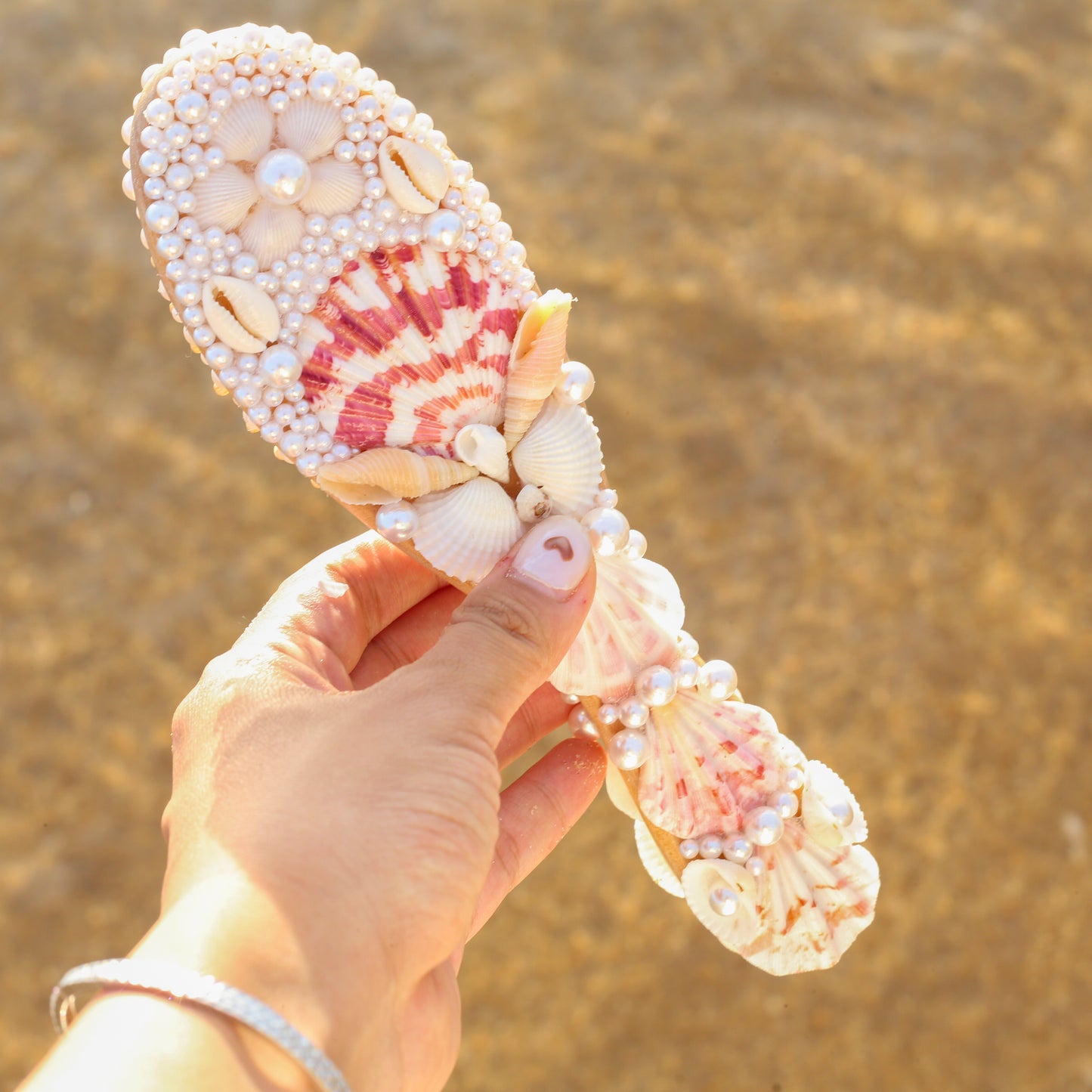 Seashell Hair Brush