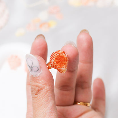 Handmade Shell Ring - Adjustable