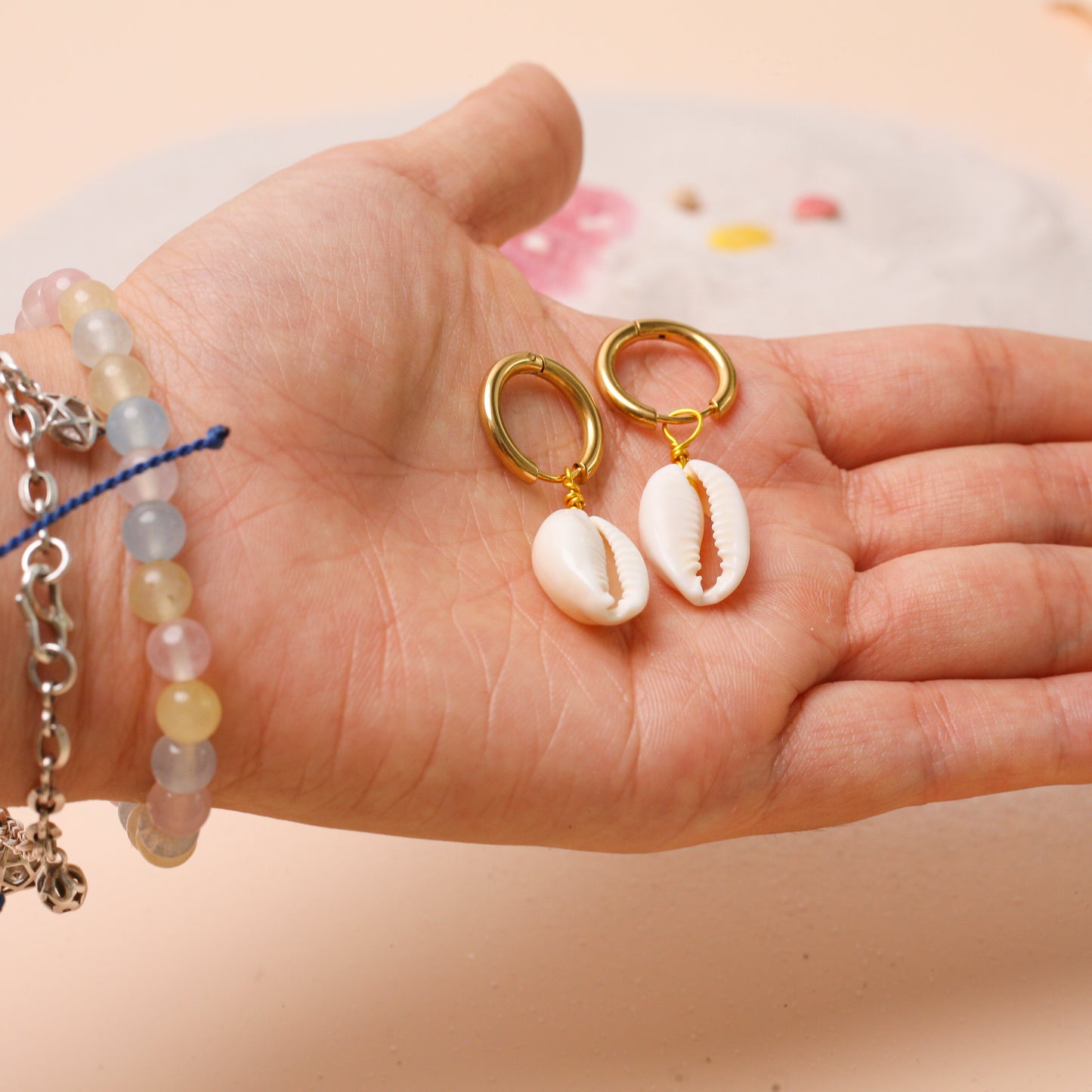 Coastal Hoop Earrings