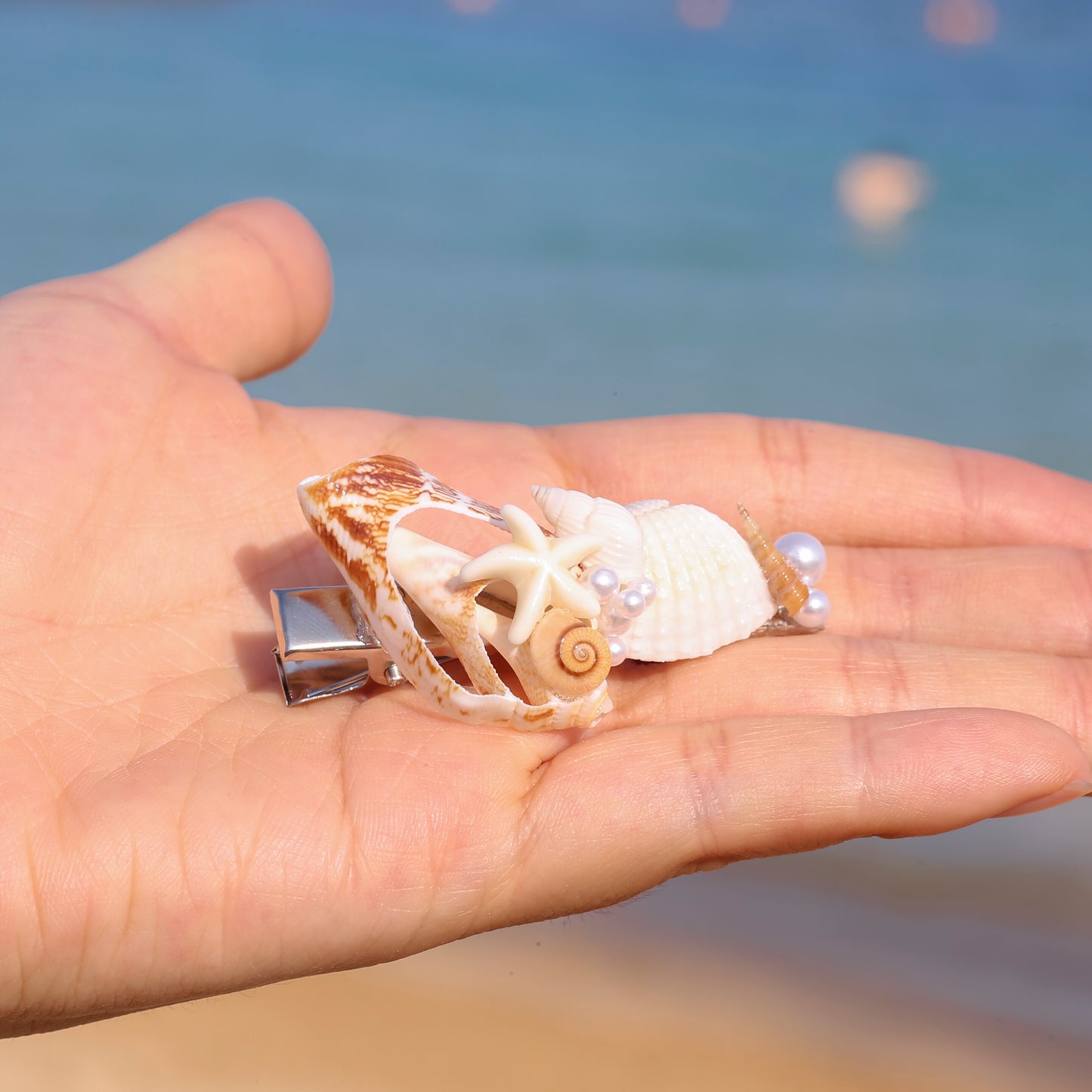 SeaShell Mini Clip Set (2pcs)