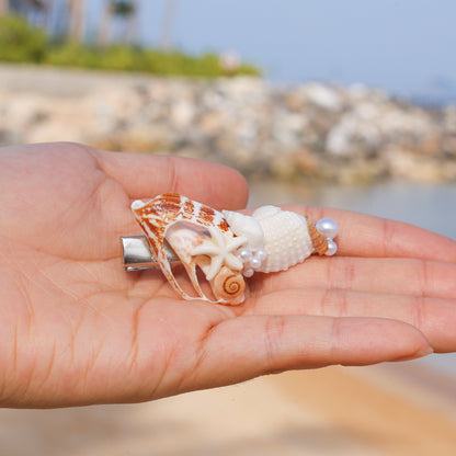 SeaShell Mini Clip Set (2pcs)
