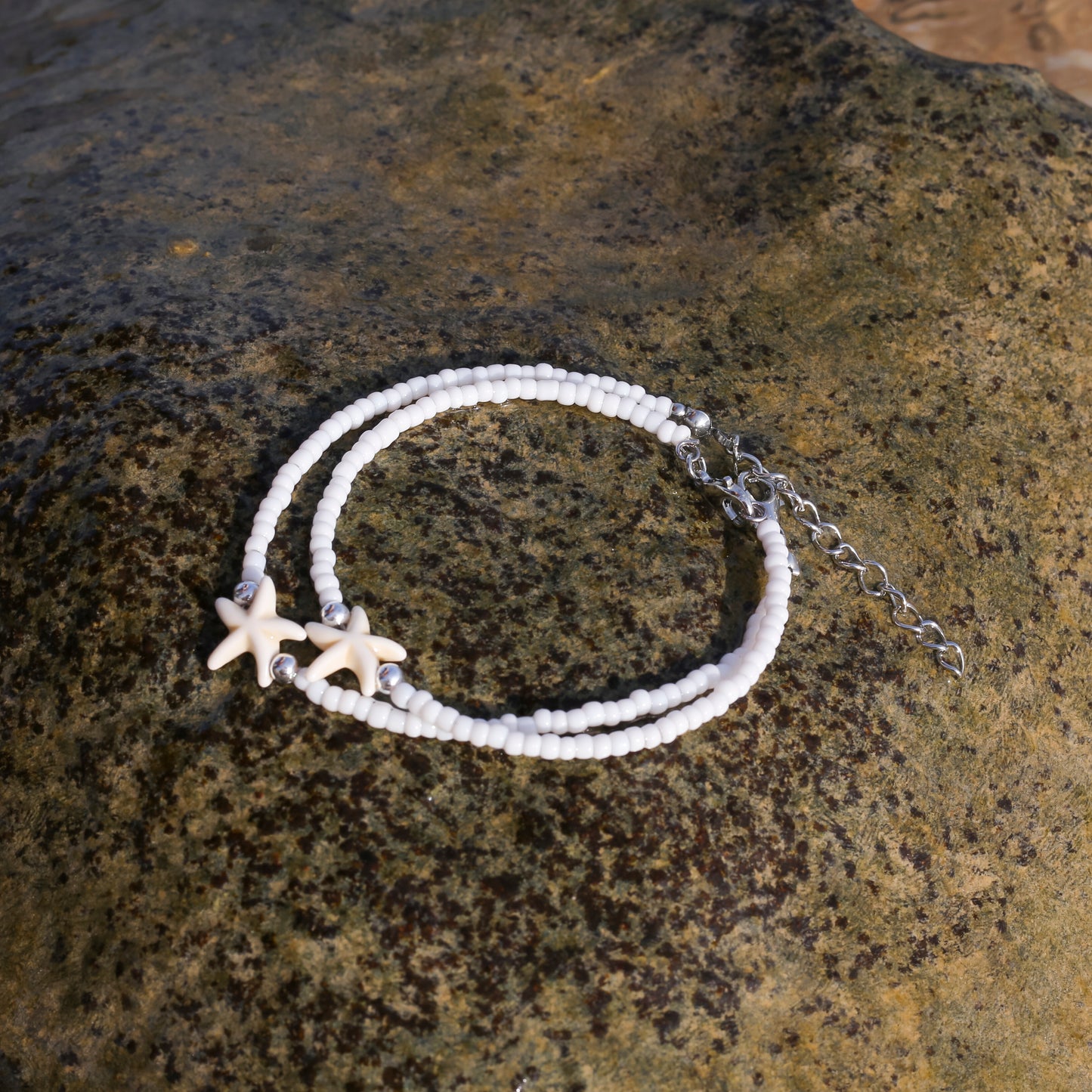 Minimalist Starfish Beaded Bracelet