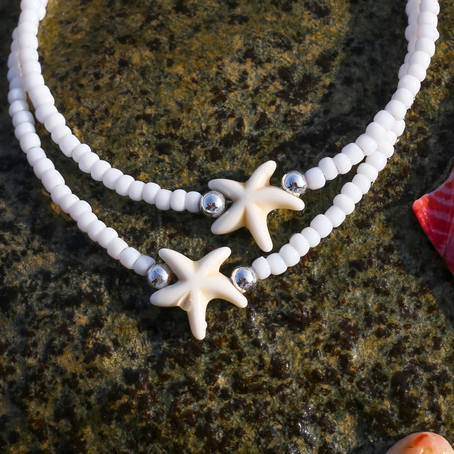 Minimalist Starfish Beaded Bracelet