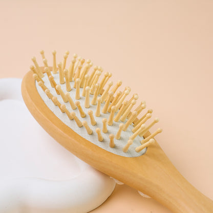 Boho Seashell Hairbrush