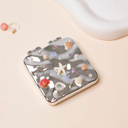 Y2K Seashell Compact Mirror