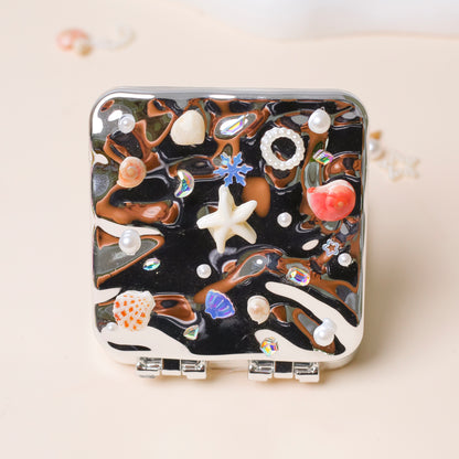 Y2K Seashell Compact Mirror