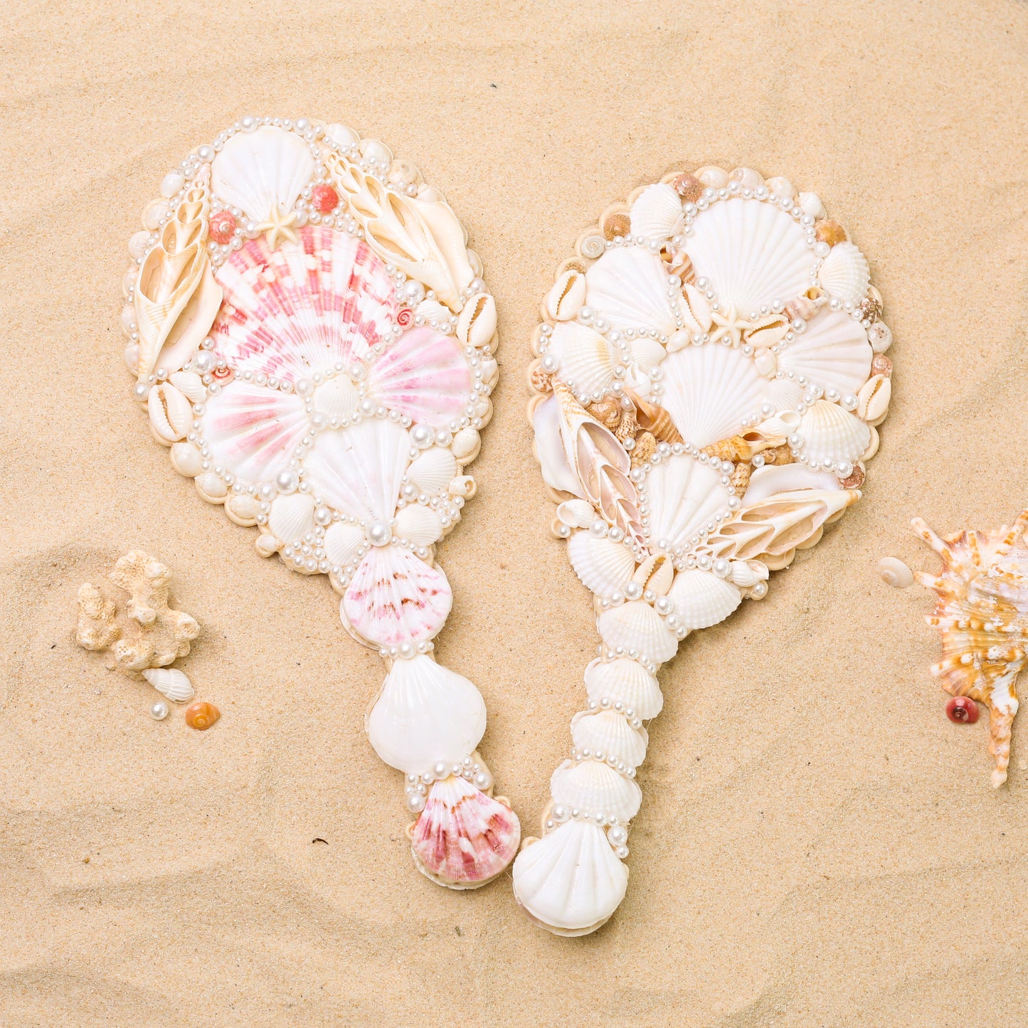 Seashell Handle Mirror
