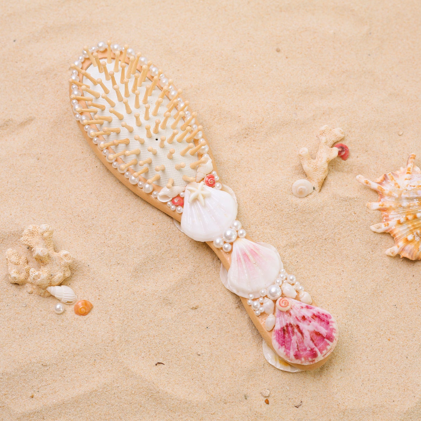 Seashell Hair Brush