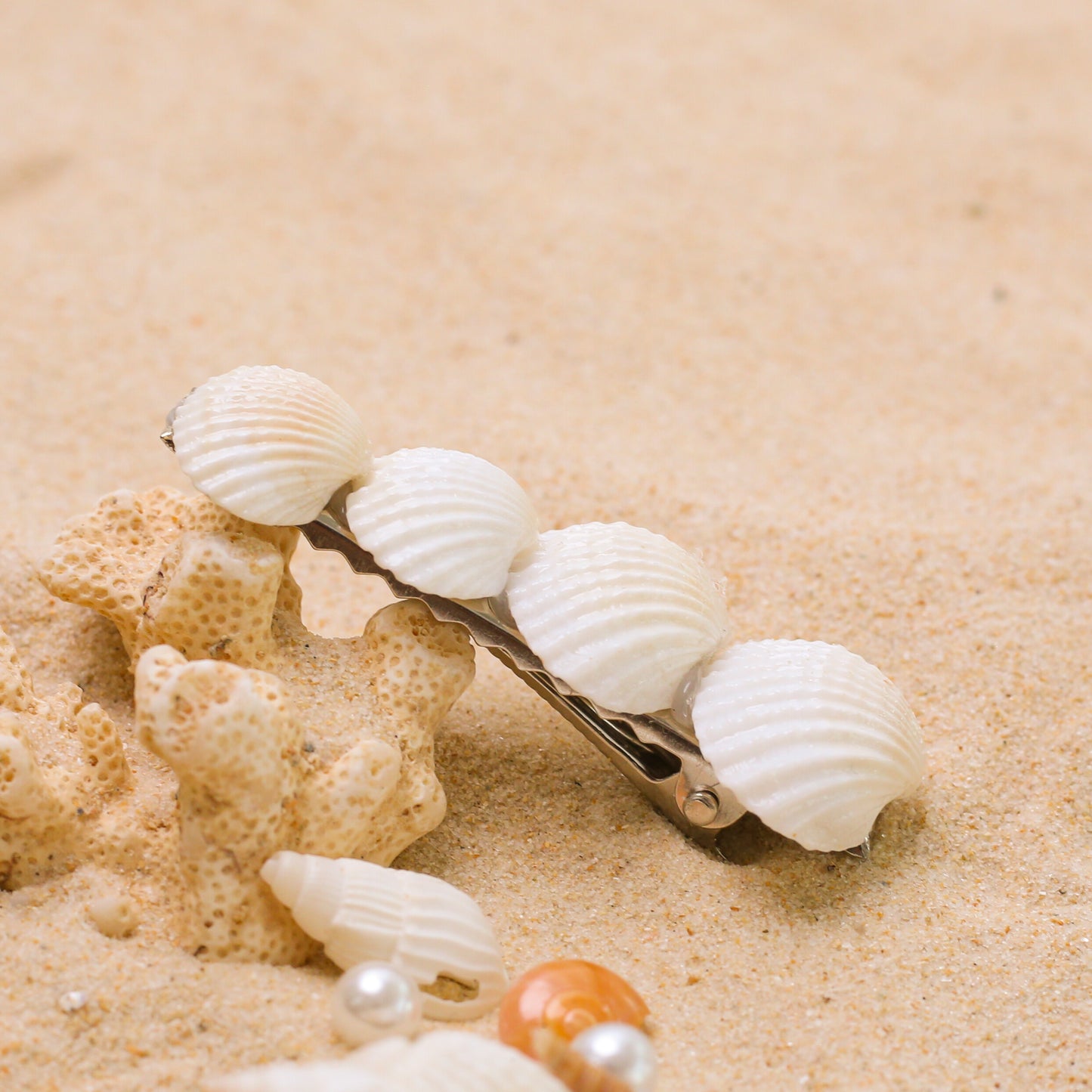 SeaShell Mini Clip Set (2pcs)