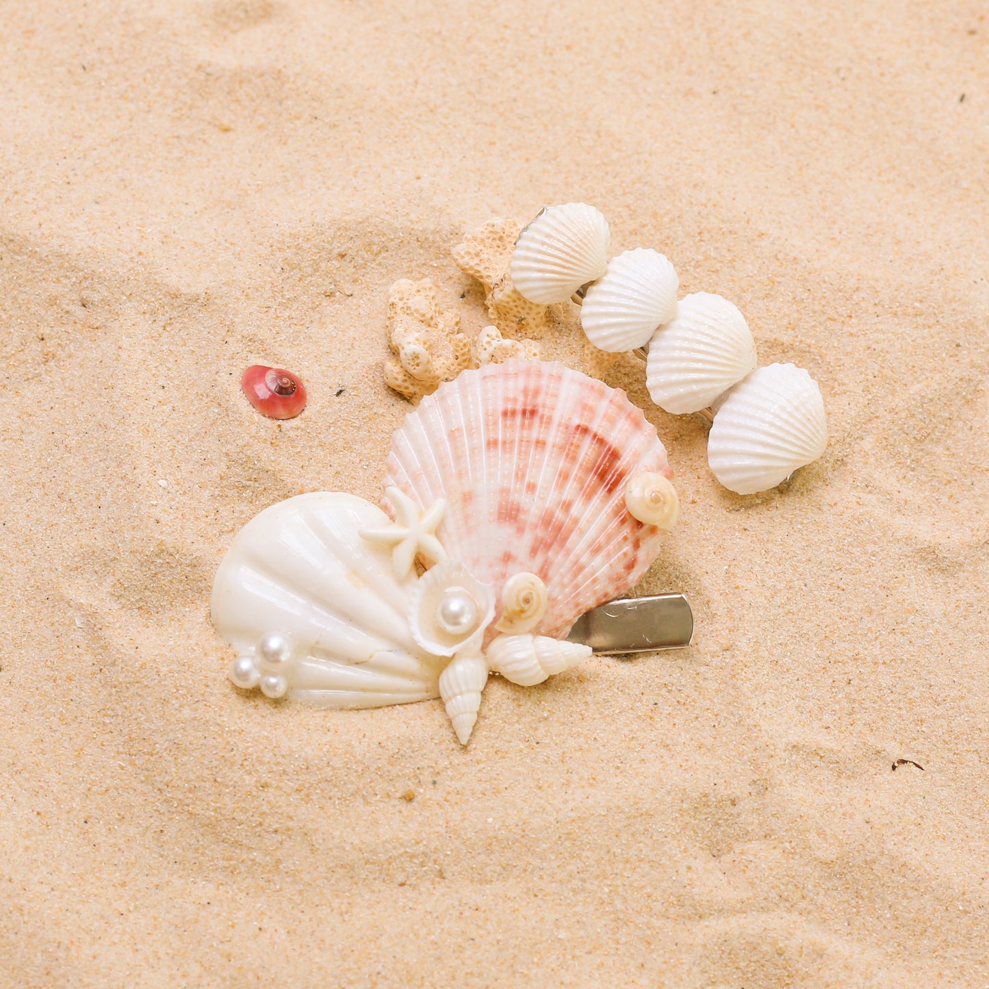 SeaShell Mini Clip Set (2pcs)
