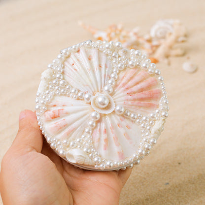 Seashell Compact Mirror