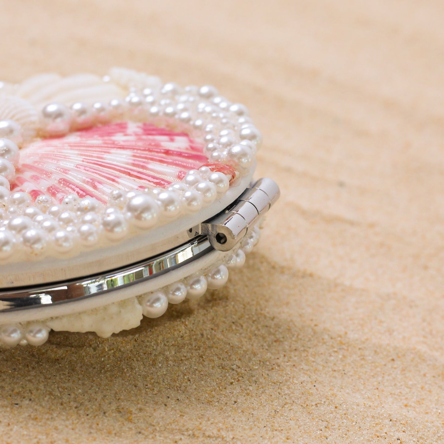 Seashell Compact Mirror