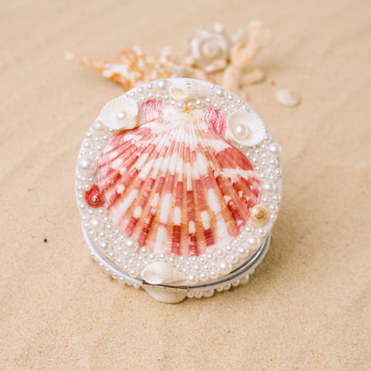 Seashell Compact Mirror
