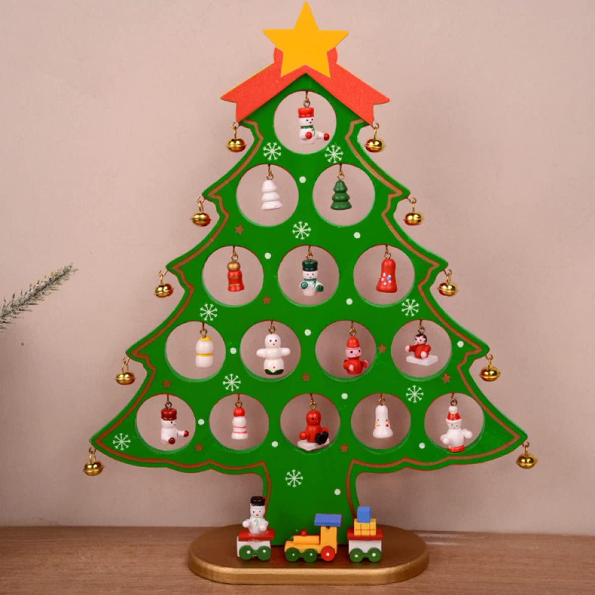 Wooden Christmas Tree Decor