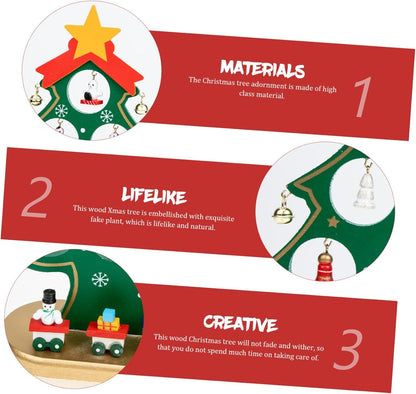 Wooden Christmas Tree Decor