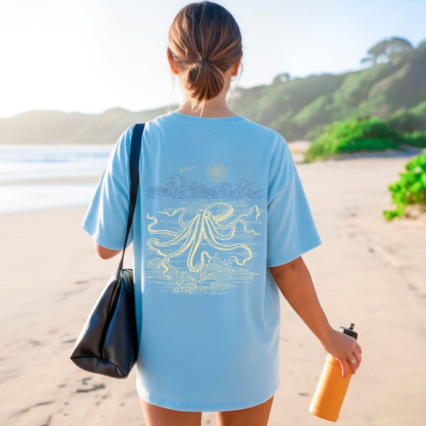 Octopus Ocean T-Shirt – Beachy Aesthetic Tee