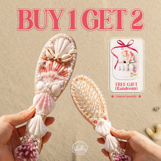 Seashell Hair Brush