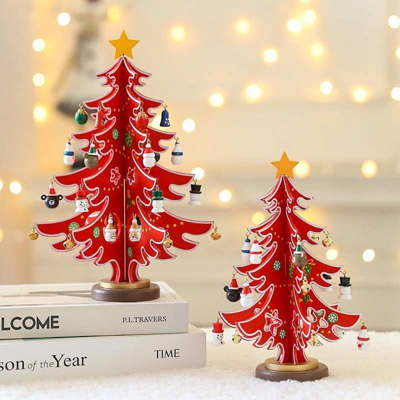 Mini Wooden Christmas Tree