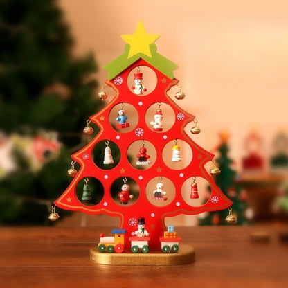 Wooden Christmas Tree Decor
