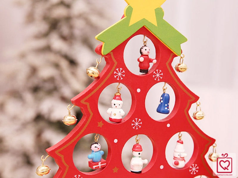 Wooden Christmas Tree Decor
