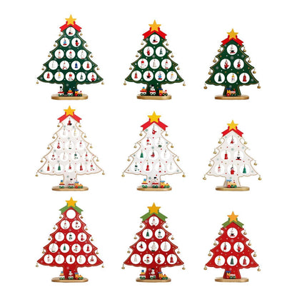 Wooden Christmas Tree Decor