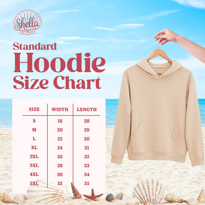 "The Ocean Is Calling" Seashell Tee – Two-Sided Coastal Design - T-Shirt/Hoodie