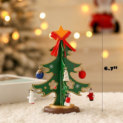 Mini Wooden Christmas Tree